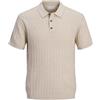 JACK & JONES Jjeemil Knit Cable Polo S SN, Nero, L