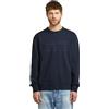 G-STAR Text Graphic R SW Felpa, Blu (Salute D27094-e209-c742), L Uomo