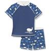 Playshoes Schwimmshirt Badeshorts, Set di Costume a Maglietta Kinder Unisex, Wal,