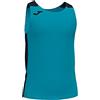 Joma Joma102222.725.XS Canotta Record II Turchese Nera