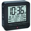 TFA Dostmann 60.2536 sveglia radio digitale con 4 tempi di allarme (nero)