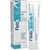 Flebs Crema Gel Gambe 100ml, Trattamento Lenitivo a Base di Estratti Vegetali per Gambe Pesanti, Gonfie, con Capillari Fragili e Problemi di Circolazione, con Effetto Rinfrescante