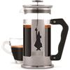 Bialetti Coffee Press Preziosa, Pressofiltro French Press per Caffè o Tè, Corpo in Acciaio Inox e Contenitore in Vetro Borosilicato, Lavabile in Lavastoviglie, 1 litro, 8 tazze