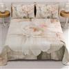 PETTI Artigiani Italiani - Copriletto Singolo Estivo 170x260cm 100 g/m² Double Face, Trapuntino Letto Singolo Primaverile, Trapunta Leggera, Floreale 40, 100% Made in Italy