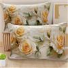 PETTI Artigiani Italiani - Coppia di Federe Cuscino 50x70 cm in Microfibra, Cuscini Arredo Camera da Letto, Divano, Salotto, Set 2 Fodere Copricuscino, Federa Floreale 06 12, 100% Made in Italy