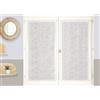 Atout Ciel Tenda in voile ricamata, con passapasta pronta da appendere, 2 x 60 x 90 cm, colore: Bianco