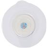 Ambu 33204 sensore ECG Electrode, VL, Snap, 4 mm, Bianco/Blu, Confezione da 25 unita, 72 x 68 mm