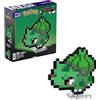 Mega Brands MEGA Pokémon Showcase - Bulbasaur, set in stile retrò pixelato da costruire con 374 pezzi, con base piana per esporlo e incisione sul retro per appenderlo, giocattolo per bambini, 13+ anni, HTH75