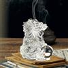 Statuetta di draghi di cristallo, statua del drago cinese Feng Shui per auto