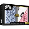 Copag Elite 100% Plastica Poker Carte Jumbo Index Rosso e Blu 2 Deck Set