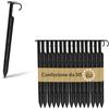 BAKOKI Set di 50 supporti per tubi da 16-20 mm, per irrigazione a goccia, ancoraggio a terra, micro drip, picchetti per sistema di irrigazione, forcella, gancio, picchetto, prodotto in UE