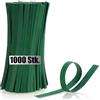 com-four® 1000x Strisce di Rilegatura in Carta, Fili di Rilegatura Verdi | 15 cm ciascuno - per il fissaggio di piante - floricoltura - orticoltura e decorazione