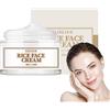 woyufen Crema idratante per viso di riso - Crema viso altamente idratante e schiarente,Crema per l'acqua di riso per viso, sbiancamento della pelle, riso