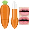 Monozoz Balsamo per labbra - Crema idratante per la cura delle labbra forma di carota , idratante nutriente per labbra screpolate, screpolate e secche, regalo di compleanno per donne e
