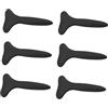 CALLARON Pettine per Sopracciglia in Silicone 6 Pezzi, Strumento per Cura Sicura Sopracciglia, Accessorio Make-up per Ragazze e Donne, Delicato sul Tessuto Cutaneo