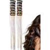 Generico 12 Pezzi Tinsel Extension Capelli Con Clip | 50 Cm Extension Capelli Clip | Hair Tinsel Clips | Extensions Resistenti Al Calore per Bambine | Accessoriy Colorati per Feste E Festival Da Donna
