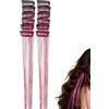 Generico 12 Pezzi Tinsel Extension Capelli Con Clip | 50 Cm Extension Capelli Clip | Hair Tinsel Clips | Extensions Resistenti Al Calore per Bambine | Accessoriy Colorati per Feste E Festival Da Donna