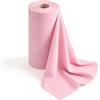 Keltorio 50 rotoli di panni in microfibra, 30 × 30 cm, panni per la pulizia rimovibili, riutilizzabili, senza pelucchi, strofinacci per la pulizia della cucina, del bagno, della casa (rosa)