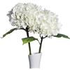 Huaao Grandi ortensie artificiali, 2 pezzi, come veri steli lunghi, Hydrangea, bouquet di fiori, decorazione per feste