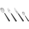 Mepra, Set di Posate Fantasia, 24 Pezzi, Vigogna, Made in Italy, Lavastoviglie, Servizio Tavola, Stile Contemporaneo