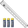 Maclean Lampada LED sotto armadio MCE166 con sensore PIR 9 SMD a batterie 3x AA Varta Industrial inclusa illuminazione interna portatile orientabile a 360° luce automatica senza cavi per cucina
