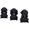 Nemesis Now Three Wise Labrador, nero, 8,5 cm, B5881V2