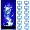 Dufuso 12 x 20 luci a LED a batteria, decorazione per Natale