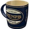 Nostalgic-Art Tazza da caffè retrò, Triumph - Legendary Motorcycles - Idea regalo per accessori per moto, in ceramica, Design vintage, 330 ml
