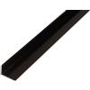 Alberts 471408 Profilo angolare | Plastica, nero | 1000 x 25 x 20 mm