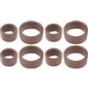 VGOL 8Pcs Kit Guarnizioni per Condizionatore d'Aria O-Ring Guarnizione per Compressore Diametro Interno 10,6mm/ 17mm Compatibile con Renault Grand Scenic II/Megane II/Scenic II, OEM 7701208148