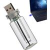 Qurygin Lampada per interni auto anni '90, lampada per auto retrò, luce interna USB, luce d'atmosfera interna 'auto, luci notturne di ricarica con interfaccia automobilistica, luce LED portatile