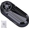Generico Luce di auto antifurto, luce di avvertimento di allarme, Auto Solar Power Simulato Alarm Security Light, Decorazione del veicolo lampada falsa adesiva per lo specchietto retrovisore, finestra