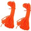 2x Attrezzatura di salvataggio lunga 100 piedi (30 m) di diametro, 0,16" (4