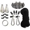 Kit carrello di ancoraggio per canoa kayak per sport acquatici