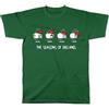 Cara Craft Funny Irish Sheep T-Shirt - The Seasons of Ireland - Novelty, Bottle Green, verde bottiglia, XL