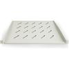 LINK LKRIP350G - Mensola per armadio rack LKRIP350G (48x35x4,5 cm, grigio chiaro RAL7035) - Acciaio verniciato a polvere con attacchi frontali universali - Portata 20 kg e viti incluse