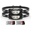 Energizer Lampada Frontale LED Universal Plus Visione Notturna, Potente, Resistente Acqua, Ideale Campeggio Escursionismo Corsa Outdoor Confezione 2, Batterie Incluse