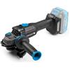 HÖGERT TECHNIK Smerigliatrice angolare a batteria 125 mm 18V brushless, troncatrice senza fili con regolazione velocità, flex per tagliare, levigare e sbavare metallo, senza batteria inclusa