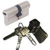 Abus Ec550 Doppio Cilindro Lunghezza (a / B) 30 / 50mm (C = 80mm) con 10 Chiave