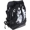 uoXHFdh Zaino for scarponi da sci, zaino for pattini a rotelle, scarpe pattinaggio in linea, borsa for il trasporto degli(Black White)
