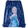 Undercover Frozen - Sacca da ginnastica per bambini, bambine e ragazzi, blu con motivo Elsa, 40 x 33 cm, a partire dai 3 anni