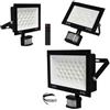 GADSQDKOK Luce di inondazione a LED con sensore di Movimento AC220V 100W 60W 30W IP66 Faretto for proiettore da Esterno Impermeabile con Telecomando IR(60W_220V)