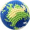 Generico Footbag Hacky Ball,Forma Di Globo Fatta A Mano Colorata Portatile - Footbag Terra A Maglia,Per Adulti E Bambini, Adatto A Spiaggia, Giardino, Cortile, Campus E Sport All'Aria Aperta