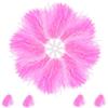 Toddmomy 12 Unitá di Fiocchi Rosa in Plastica per Cheerleading con Manico Facile da Usare e Design Brillante, per Squadre di Danza e Supporto Eventi Sportivi