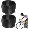 Generisch Anello per manubrio della bicicletta, 2 anelli di avvolgimento per manubrio della bicicletta, elastico, antiscivolo, per bici da corsa, pieghevole