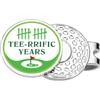 fleure esme 10° anniversario Golf Regali Golf Ball Marker Cappello Clip per gli amanti del golf Marito Moglie Uomini Donne Lui Lei 10 anni Compleanno Natale San Valentino Festa del Papà Accessori Golf