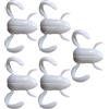 Befeixue Esche per rane, esche realistiche per la pesca a rane - Kit di esche per la pesca alla trota spigola da 5 pezzi | Set di da per pesce gatto, passera, pesce mandarino