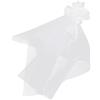 DECORNIJIA Fiocchi per Panche per Matrimoni in Tulle Bianco 12 Pezzi con Lunghe Code, Decorazioni Semplici per Sedie da Chiesa, Addobbi per Banchi Cerimonia Nuziale, Installazione