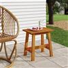 Sophrelle Sgabello 45x29x45 cm Rettangolare in Legno Massello di Acacia Marrone,153330