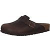Birkenstock 860131 Boston Habana, Oiled Leather Zoccoli Uomo, Habana EU 37